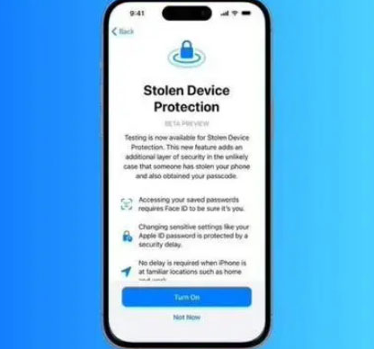 霍林郭勒苹果授权维修店分享被盗设备保护功能开启方法 