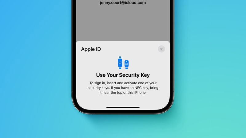 霍林郭勒苹果手机维修分享iOS 16.3 新增的 Apple ID 的安全密钥有什么功能 